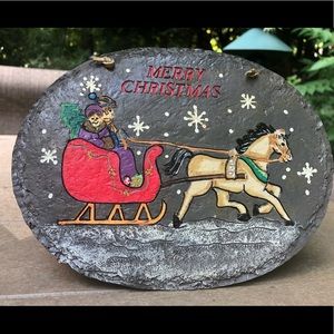 Merry Christmas “slate” sign